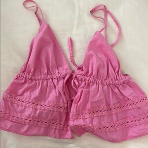 Zara Pink Crop Top